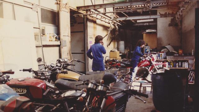 Premières photos de Moto Move dans les années 1980